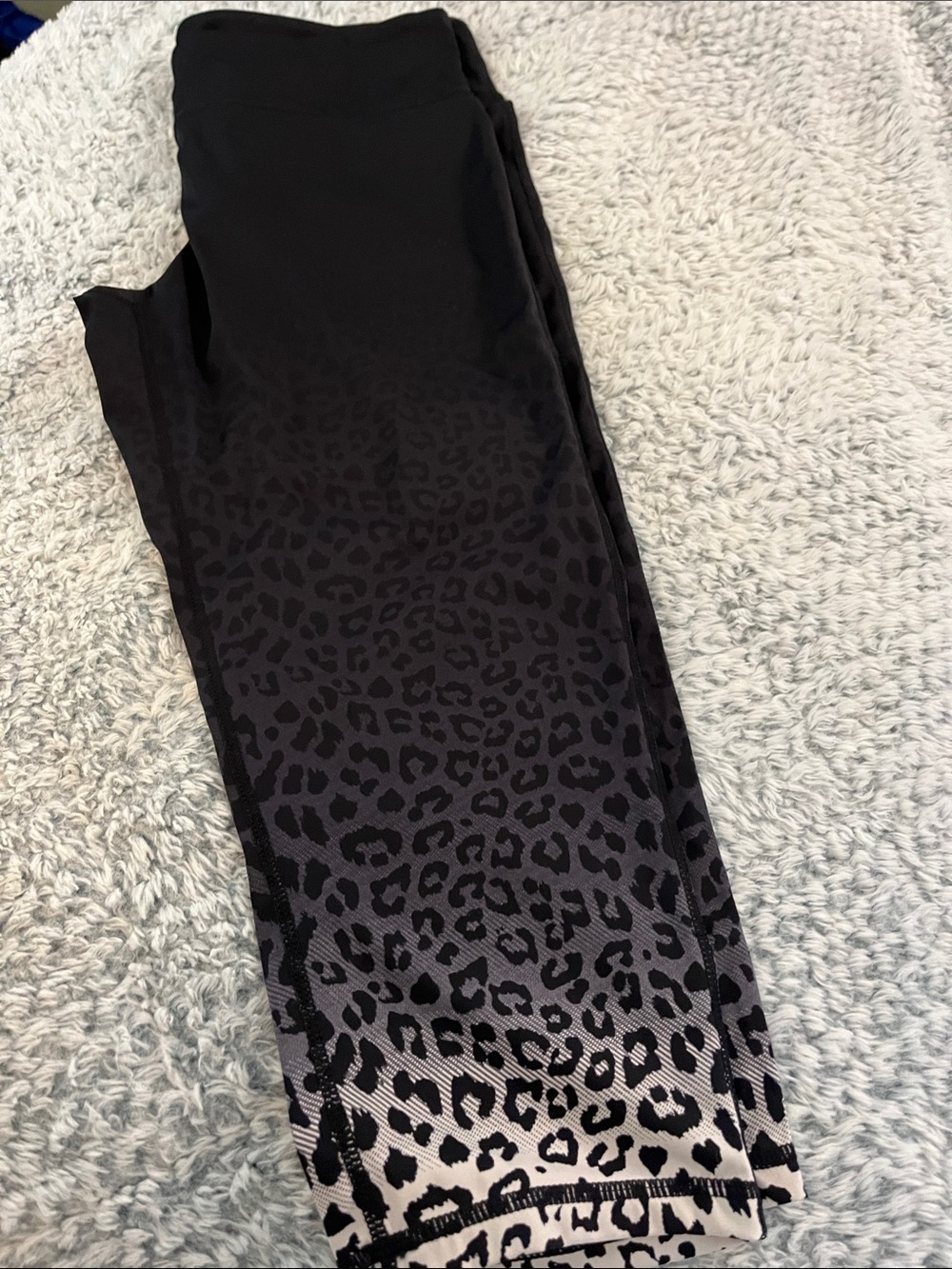 Mono B Black and Heather Gray Sports Leggings